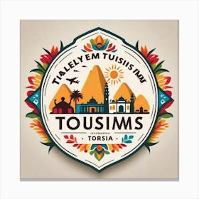 Logo For Tourism In Torres Canvas Print