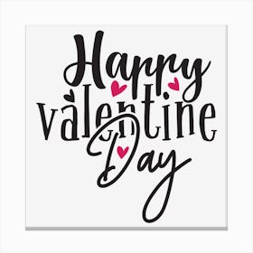 Happy Valentine Day Canvas Print