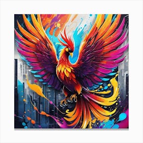 Phoenix Painting 1 Canvas Print