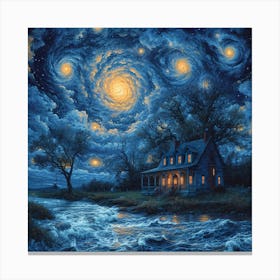 Starry Night 1 Canvas Print