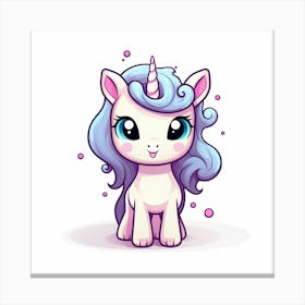 Cute Unicorn 276 Canvas Print