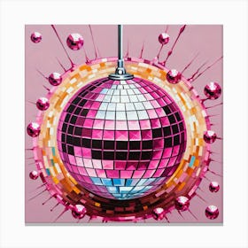 Disco Ball Canvas Print