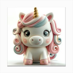 Unicorn Figurine 77 Canvas Print