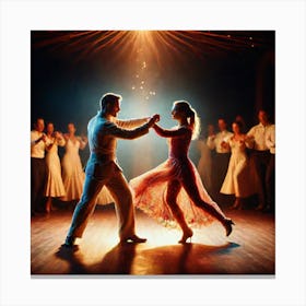 Dancers 1 Canvas Print