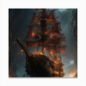 Pirates Of The Caribbean Canvas Print