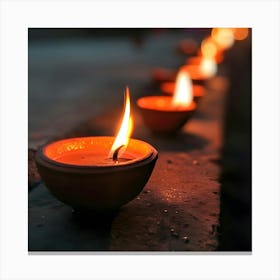 Diwali Lights 3 Canvas Print