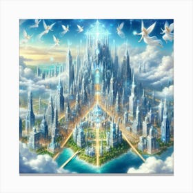 Fairy City Canvas Print