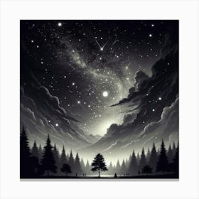 Night Sky 3 Canvas Print