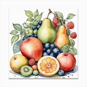 Fruit Basket Canvas Print