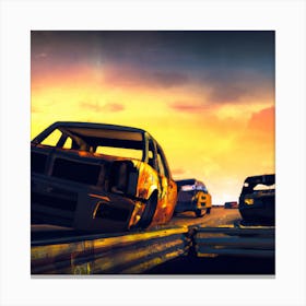 Sunset In The Sky Canvas Print