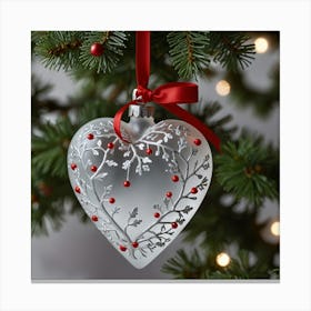 Heart Ornament Canvas Print