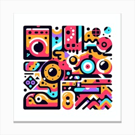 Colorful Abstract Design Canvas Print