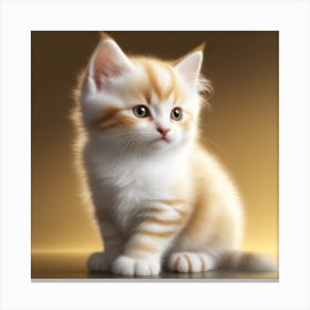 Cute Kitten 1 Canvas Print