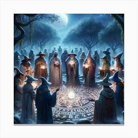 Wizard Gathering 2 Canvas Print