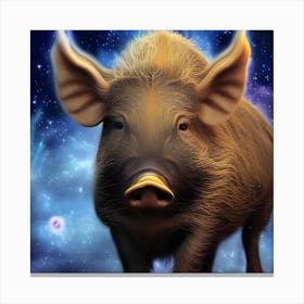 The Boar Canvas Print