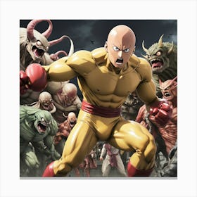 One Punch Man Canvas Print