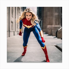 Captain Marvel 6 Canvas Print