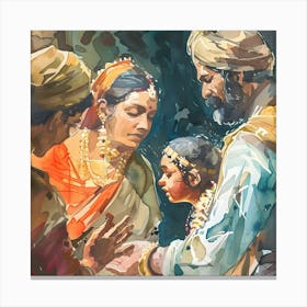 Indian Wedding 2 Canvas Print