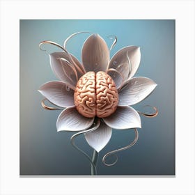 Flower Of The Brain Canvas Print