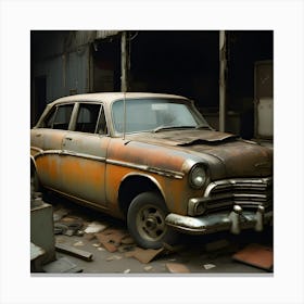 Abandoned Car 5 Canvas Print