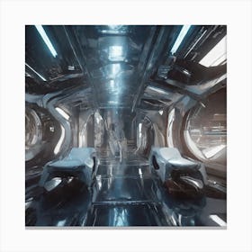 Futuristic Interior 5 Canvas Print