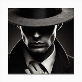 Man In A Hat 2 Canvas Print