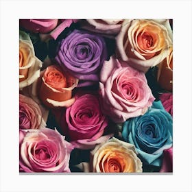 Colorful Roses 36 Canvas Print