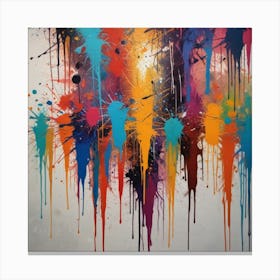 Splatters 5 Canvas Print