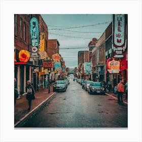 Beale Street Canvas Print