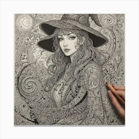 Witches Hat Canvas Print