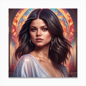 Selena Gomez Canvas Print