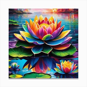 Lotus Flower 59 Canvas Print