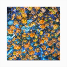 Abstract Flower Painting Canvas Print