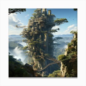 Samurai Castle Canvas Print