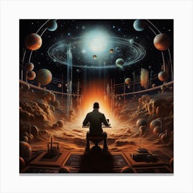 Universes Workshop Canvas Print