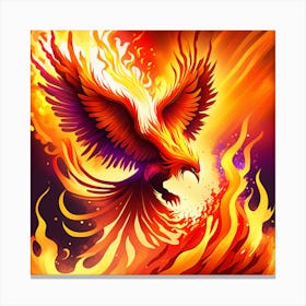 Fantasy Art: Mystical Phoenix Canvas Print