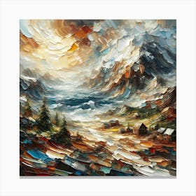 Landscape Painting 11 Canvas Print