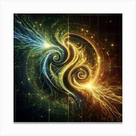 Unleashing the Power of Cosmic Energy for Positive Change Canvas Print