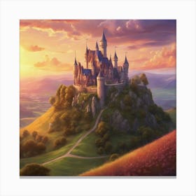 Cinderella Castle 17 Canvas Print