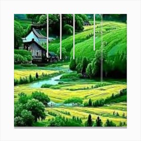 Landscape Painting Canvas Print