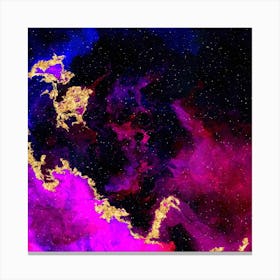 100 Nebulas in Space with Stars Abstract n.111 Canvas Print