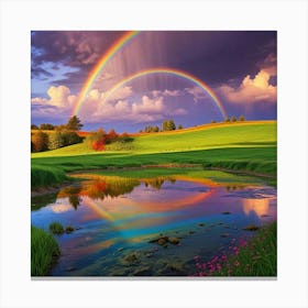 Rainbow In The Sky 1 Canvas Print