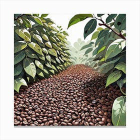 Coffee Beans 12 Canvas Print