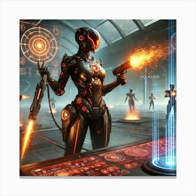 Nerys Volkaris Scifi Canvas Print