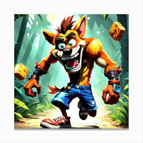 Crash Bandicoot Canvas Print