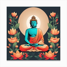 Buddha Painting (5) Canvas Print