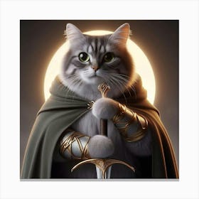 Cat Strider Canvas Print