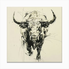 Charging Bull Canvas Print