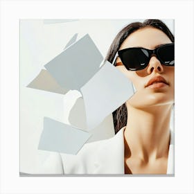 Woman In Sunglasses 9 Canvas Print