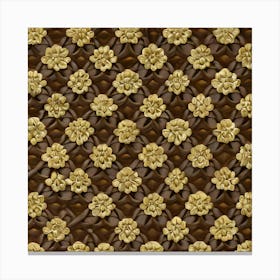 Chocolate Flowers Canvas Print